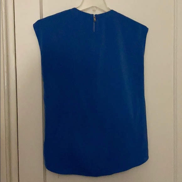 DKNYC blue blouse with zipper size: S - Picture 6 of 8